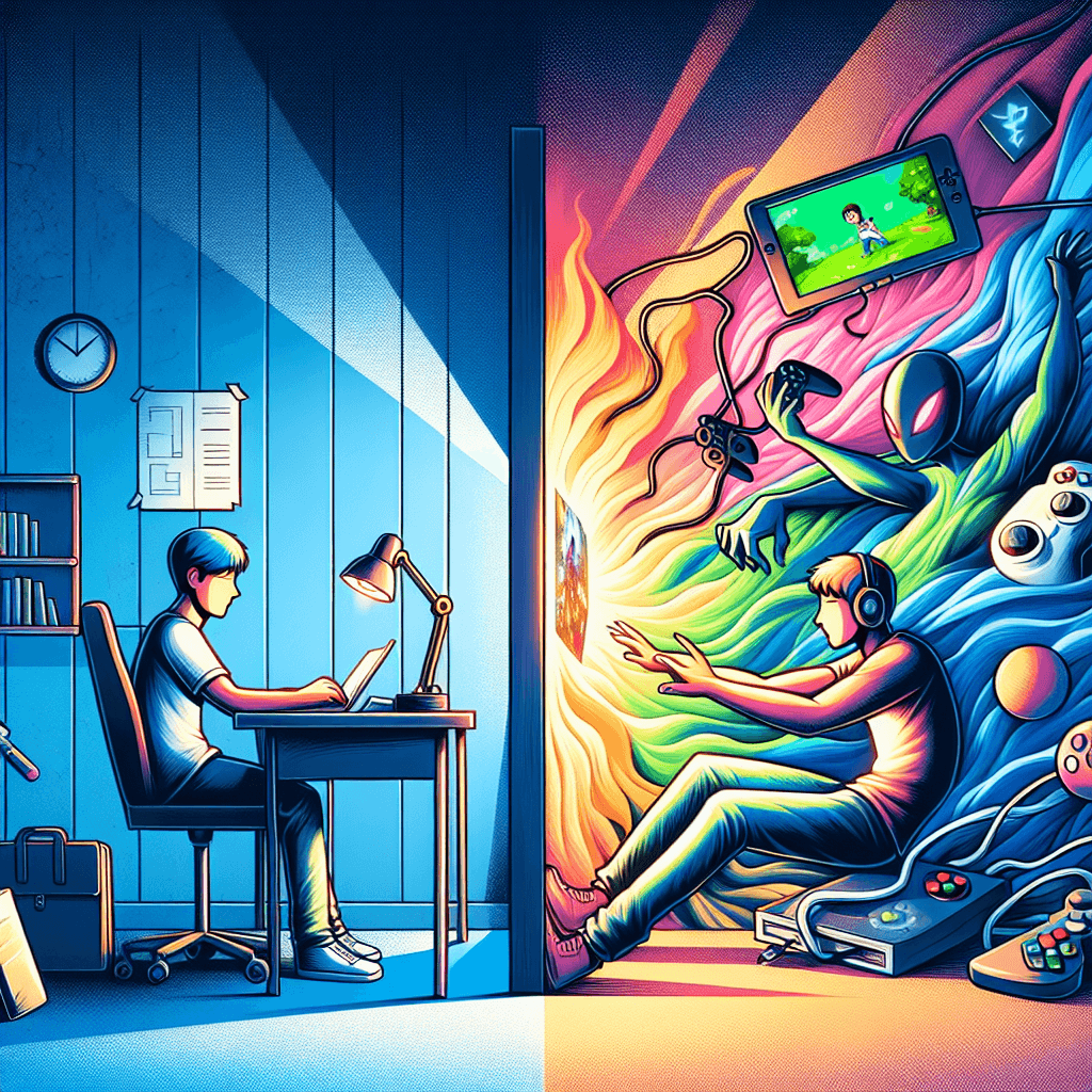 Смішний мем про «Ігри»: Цей мем відображає внутрішній конфлікт студентів, які розриваються між навчанням та спокусою ігор. Це знайома ситуація для багатьох студентів сьогодні.