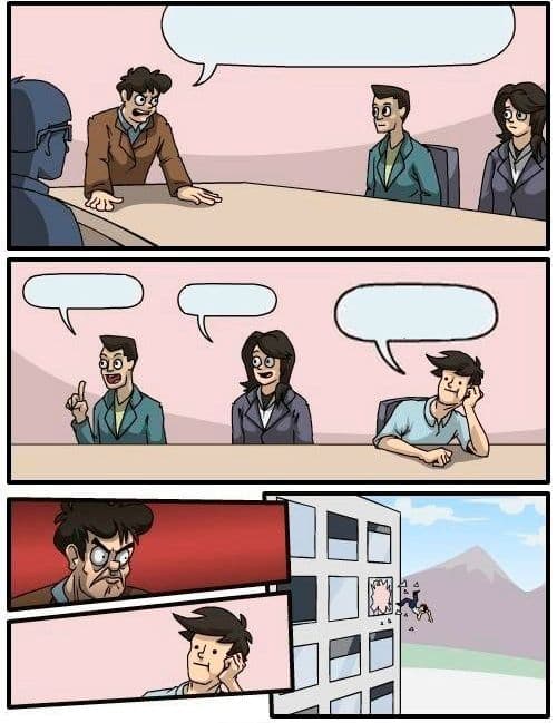 Mème drôle sur Travail : Humour léger et bienveillant.