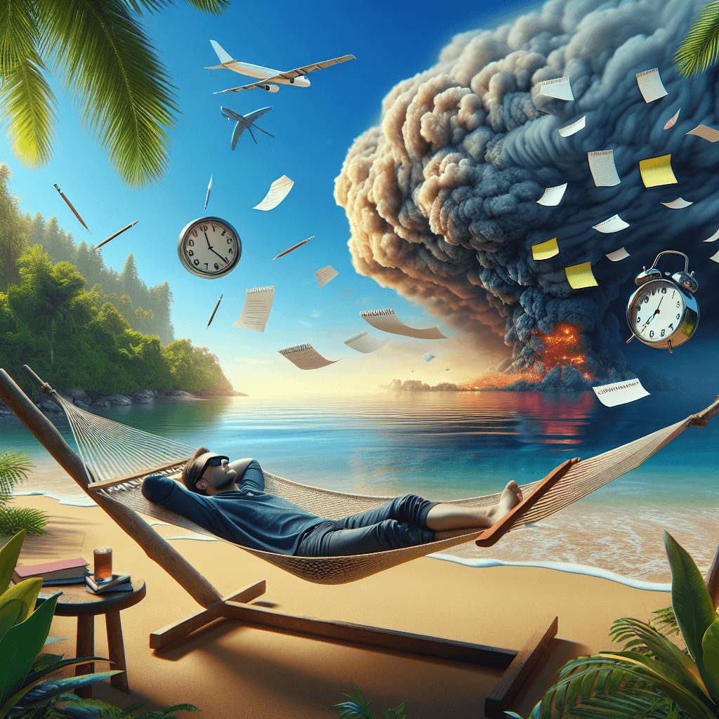 Смішний мем про «Щоденне життя»: Відпочинок перерваний реальністю.