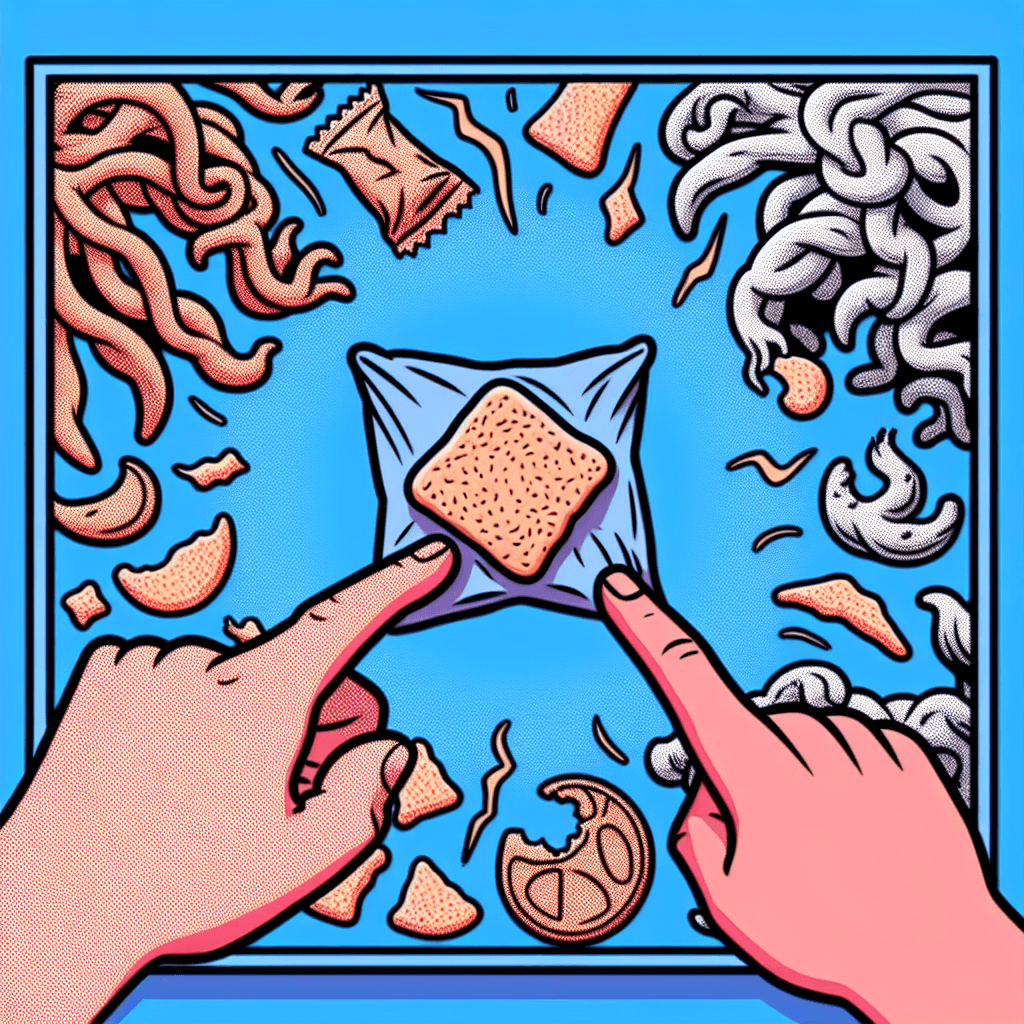 Zabawny mem o Związki: Moment, z którym mogą się utożsamić miłośnicy przekąsek.