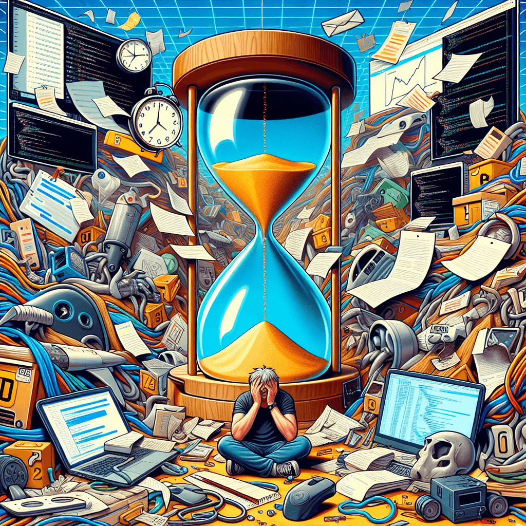 Lustiges Meme zu Programmierung: Dieses Meme fängt die panische Erkenntnis ein, dass die Abgabetermine näher rücken, und weckt eine Mischung aus Angst und sarkastischem Humor. Es ist ein Moment, den jeder kennt, der mit Aufgaben jongliert.