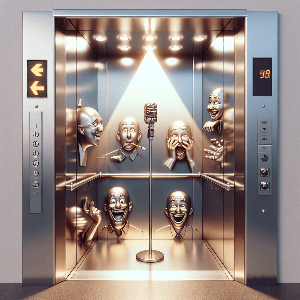 Günlük Yaşam hakkında komik meme: Küçük sohbetlerin bir gösteri gibi hissettirdiğini hiç düşündünüz mü? Asansör konuşmalarının garip sahnesine hoş geldiniz!