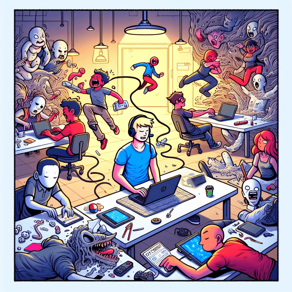 Смешной мем про «Игры»: Этот мем отражает знакомое разочарование от участия в групповом проекте, где один участник выполняет всю работу. Идеально подходит для студентов и всех, кто сталкивался с этой ситуацией.