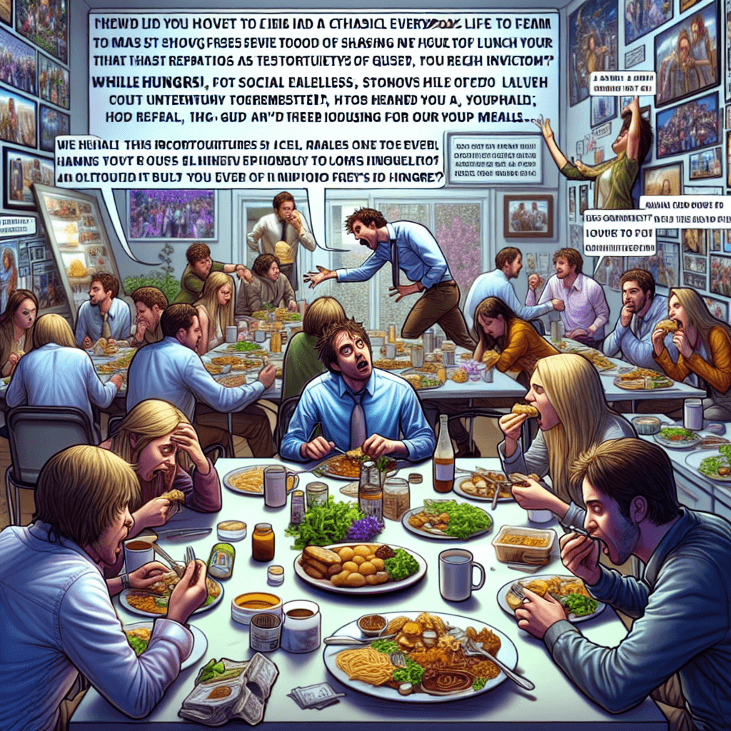 Смішний мем про «Їжа»: Цей мем відображає хаотичний момент, коли голод зустрічається з соціальною недбалістю. Він резонує з тими, хто пропустив їжу, бо забув відреагувати.