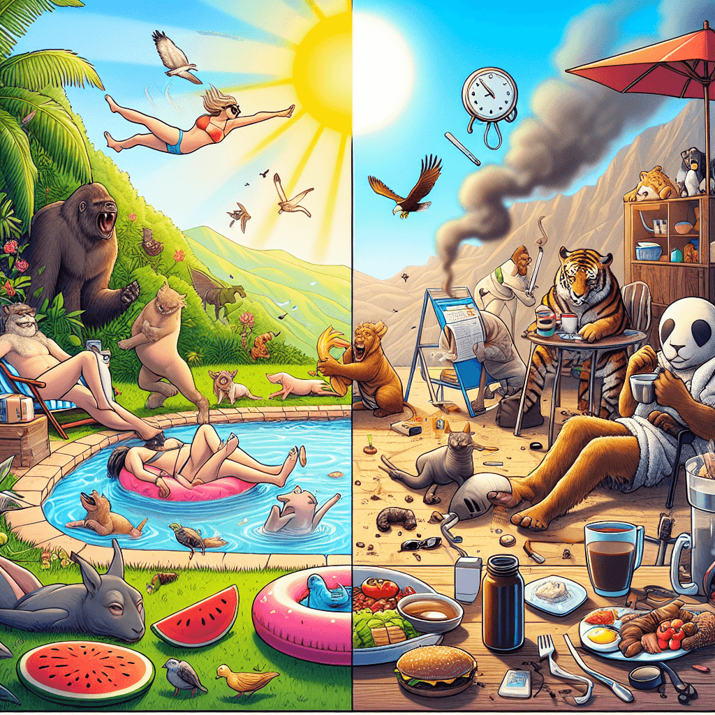 Meme engraçado sobre Relacionamentos: Esse meme captura de forma humorística a transição dramática de um final de semana tranquilo para o caos da manhã de segunda-feira. Ele ressoa com quem teme o início da semana de trabalho.