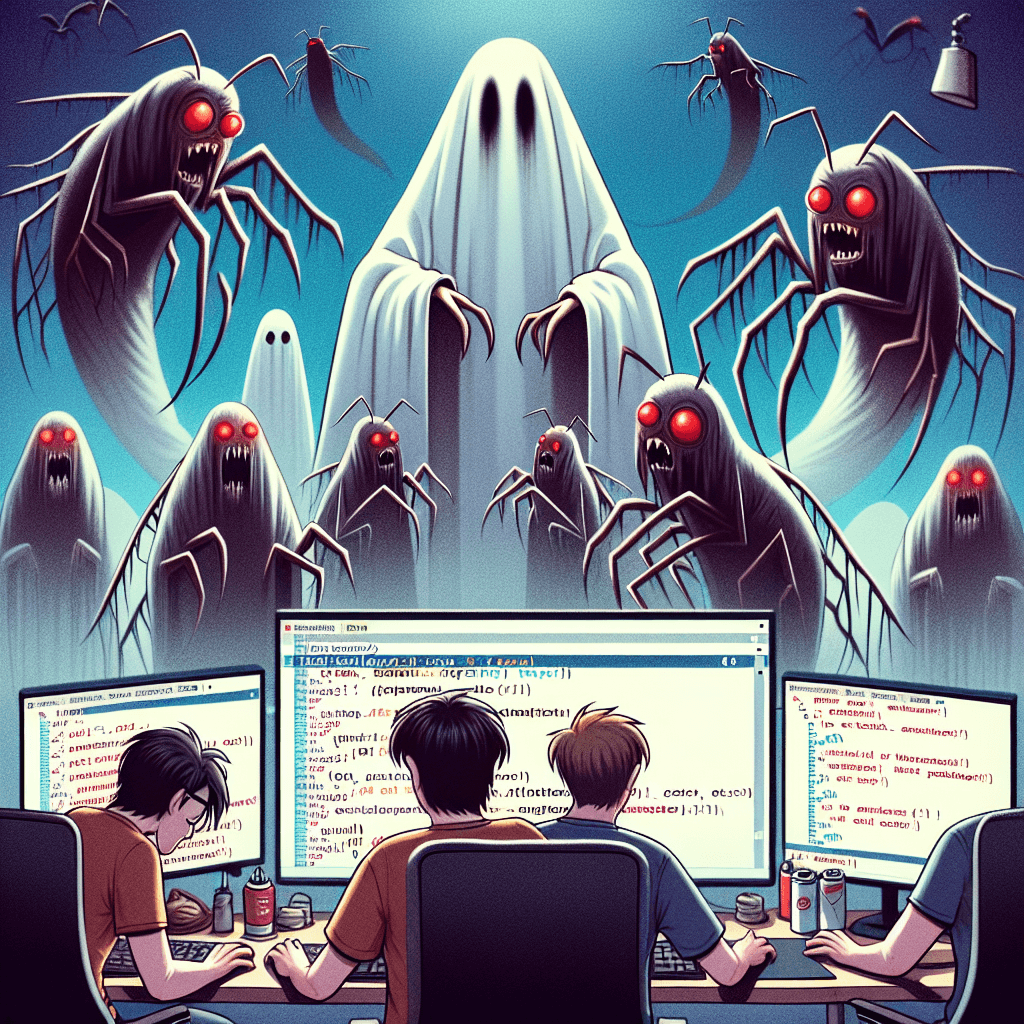 Meme divertido sobre Trabajo: Navegar por el mundo aterrador de la programación es complicado, especialmente cuando los errores aparecen de repente. Este meme captura la frustración que sienten los programadores cuando su código aparentemente perfecto se descontrola.