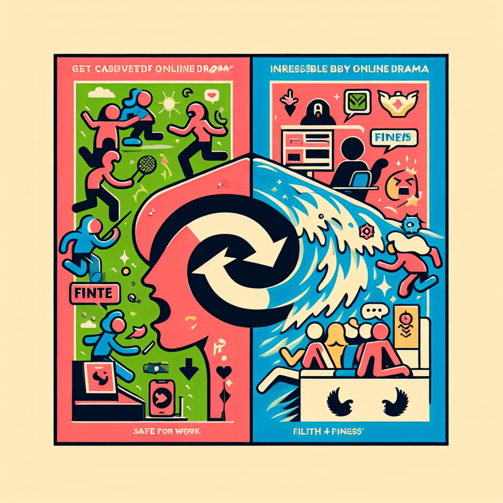 Смішний мем про «Фітнес»: Ми всі знаємо спокусу зануритися в онлайн-драму. Цей мем відображає той хаотичний момент, коли цікавість перетворюється на повне залучення.