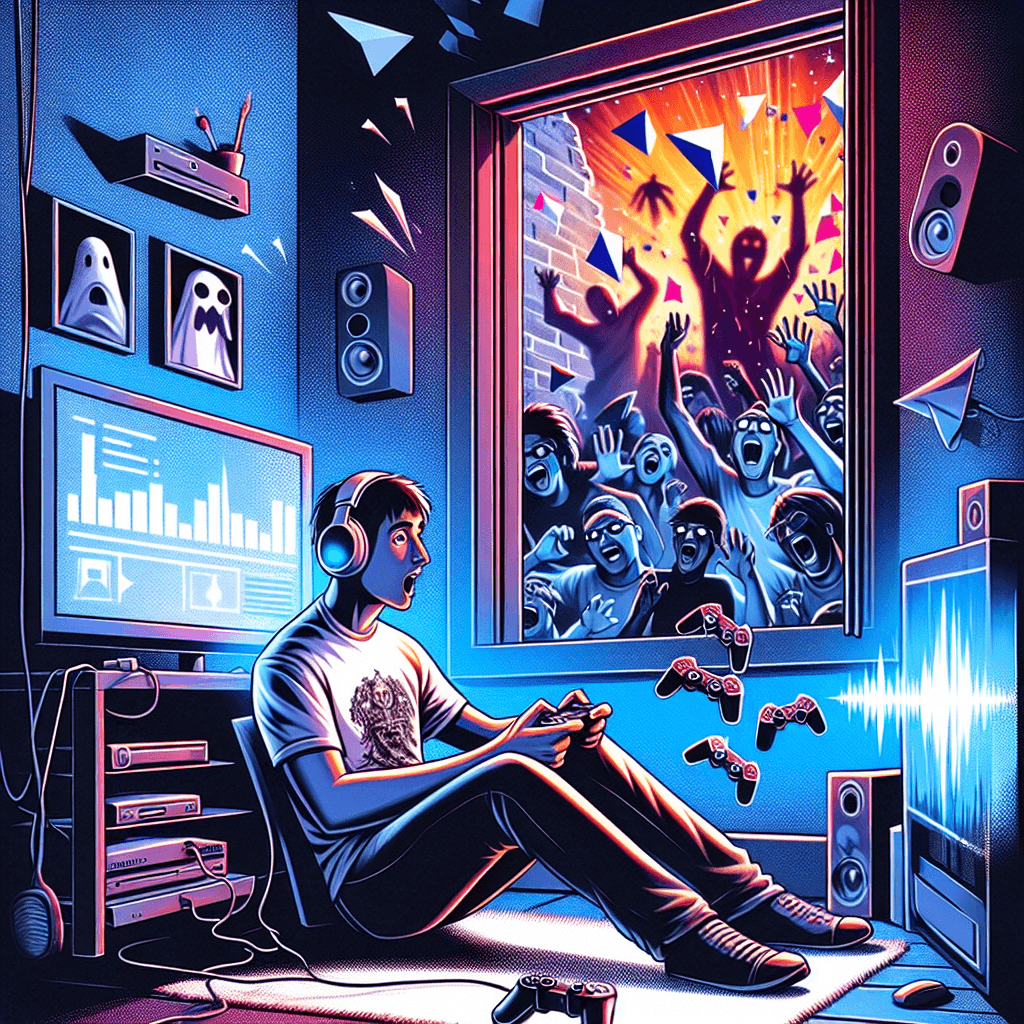 Funny meme about Gaming: Ever been deep into your gaming session when the tranquility is shattered? This hilarious meme captures that unexpected moment of realization.