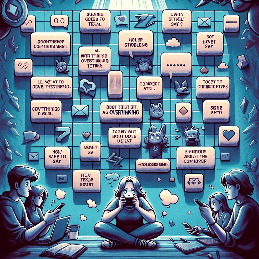 Funny meme about Gaming: Ever found yourself stuck in a texting loop with your crush? Here's the relatable struggle that many face when trying to craft the perfect message.