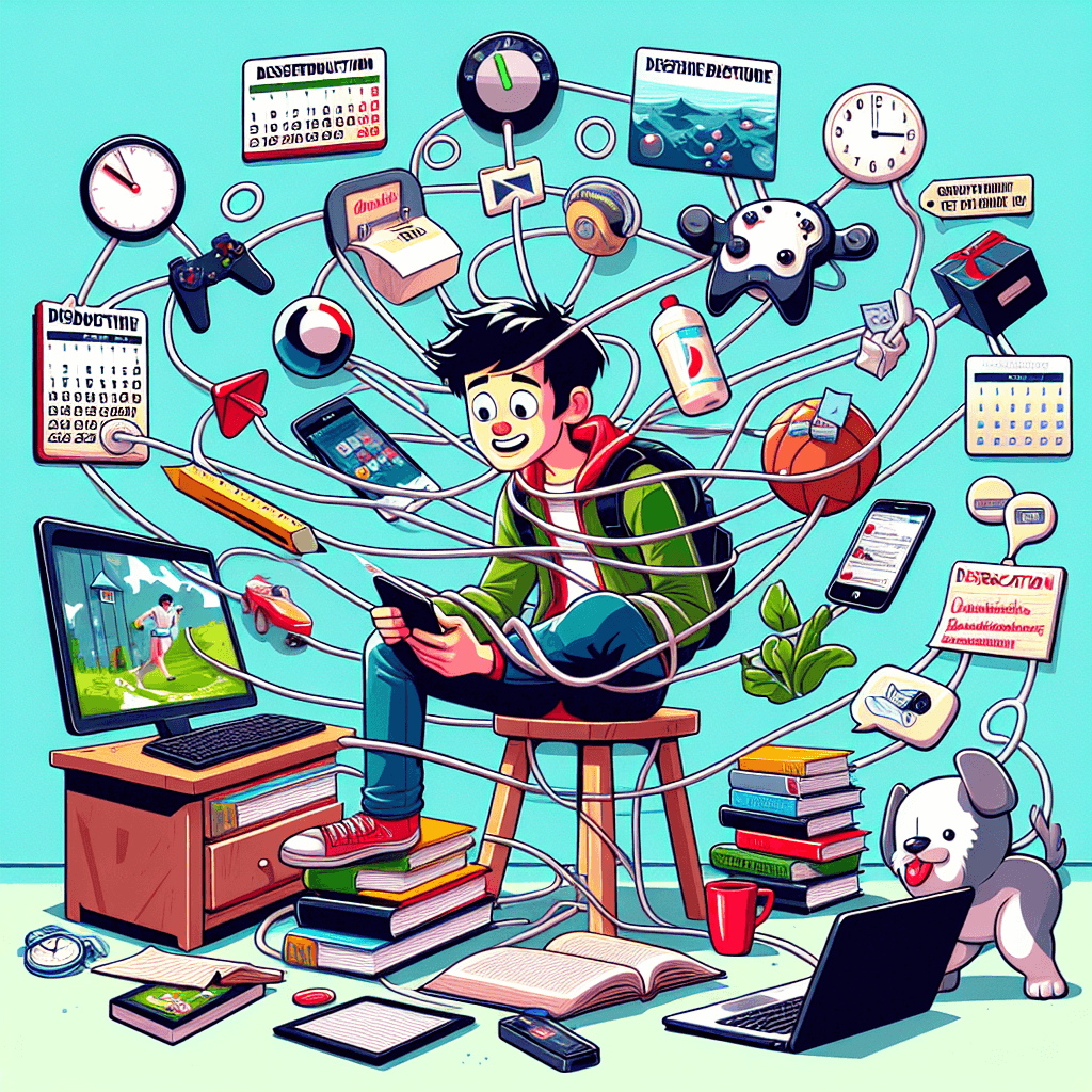 Mème drôle sur Jeux vidéo : Une vision humoristique de la lutte pour maintenir de bonnes habitudes d'étude en tant qu'étudiant, relatable à quiconque a déjà vu ses meilleures intentions contrecarrées par des distractions.