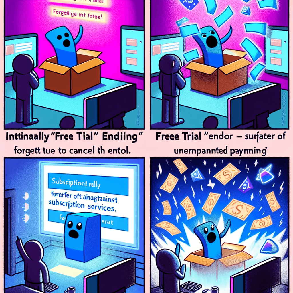 Смешной мем про «Программирование»: Навигация по бесплатным пробам часто кажется ловушкой. Этот мем идеально передает это осознание, подшучивая над теми, кто верит, что успеет отменить подписку.