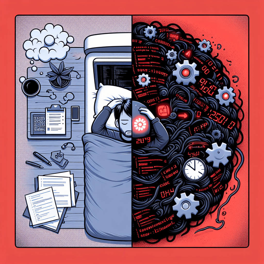 İş hakkında komik meme: Erken uyumayı denediniz mi, ama zihniniz görevlerinizi düşünmekten durmuyor mu? Bu meme, hepimizin çok iyi bildiği içsel mücadeleyi vurguluyor.