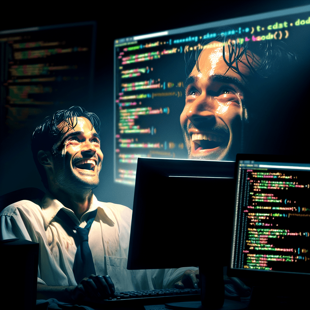 Meme engraçado sobre Programação: Esse meme captura de forma humorística a frustração de depurar código nas horas mais inesperadas. É uma experiência que muitos programadores e estudantes conhecem.