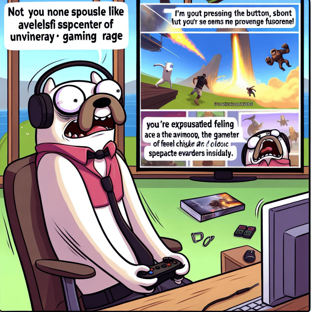 Funny meme about Animals: This captures that frustrating moment in gaming when your controls seem to betray you. Gamers of all kinds will relate to this hilarious struggle.