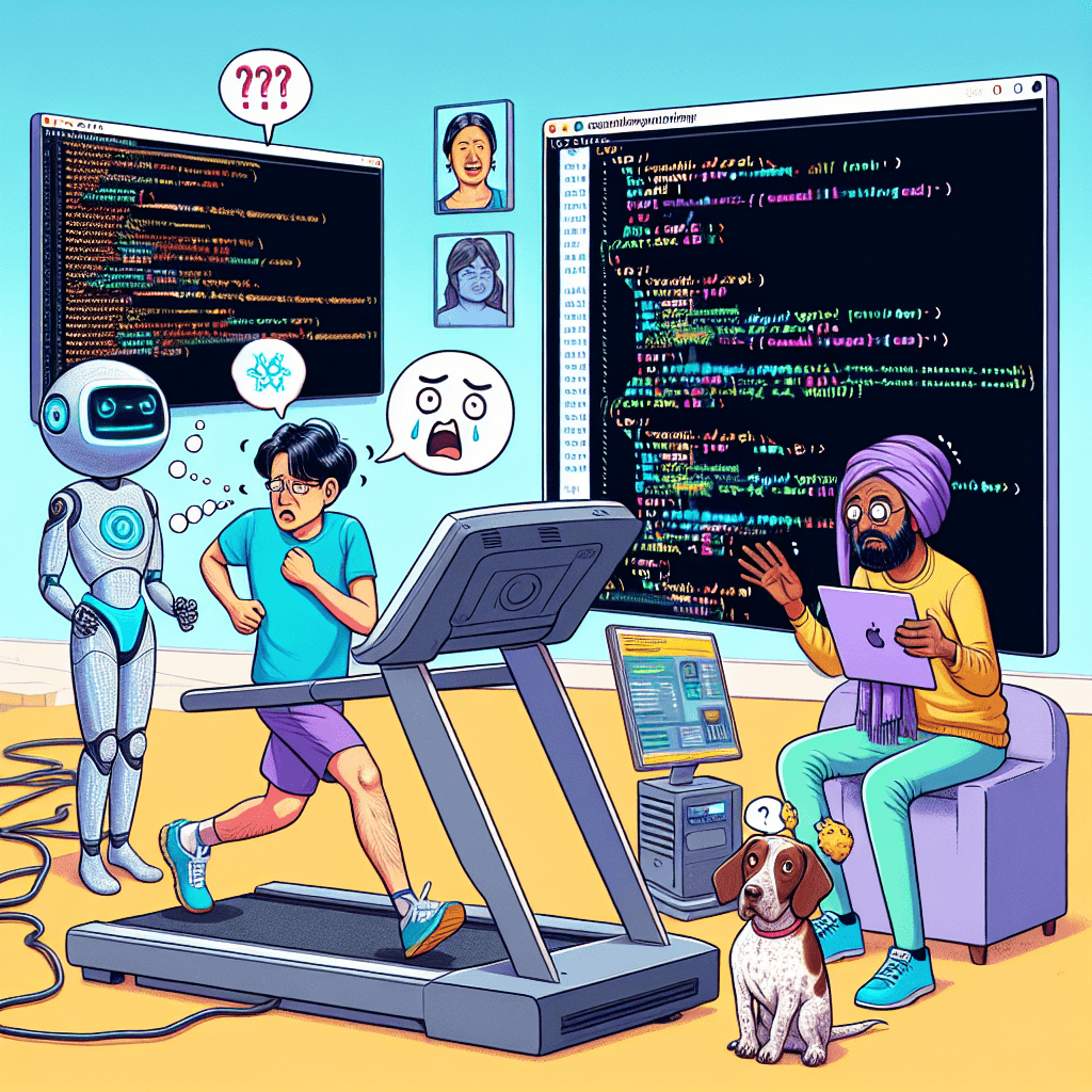 Funny meme about Programming: This meme captures the irony of relying on AI tools for programming help, yet still feeling overwhelmed and anxious. It resonates with anyone who has faced the complexities of coding.