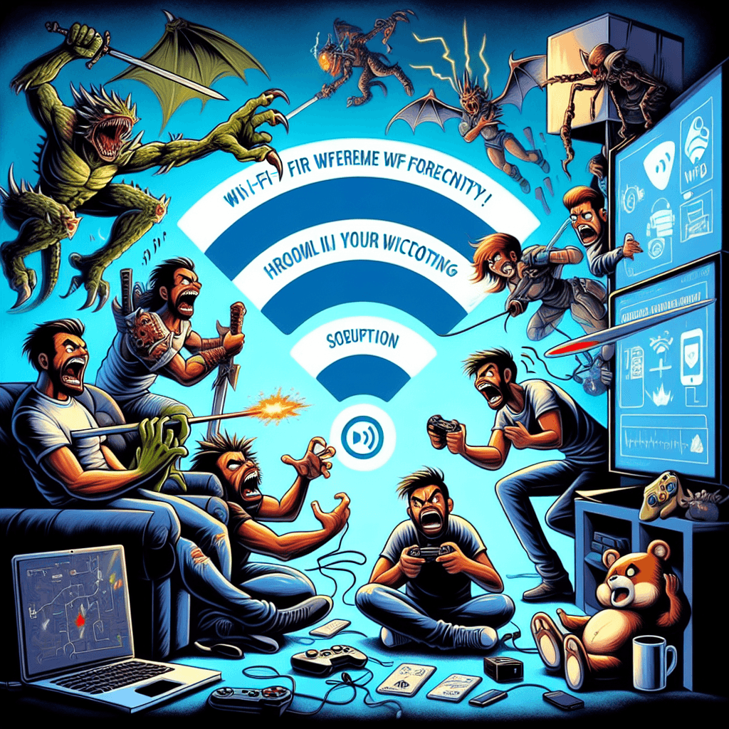 Oyun hakkında komik meme: Gerilim dolu bir oyun anında, WiFi'nızın sizi yarı yolda bırakması hiç başınıza geldi mi? Bu meme, umduğumuz ile güvenilmez bağlantımızın gerçeği arasındaki kaotik karşıtlığı yakalıyor.