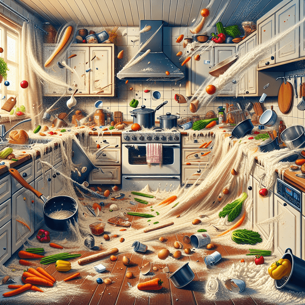 Funny meme about Work: This meme humorously captures the chaos of trying to prepare a simple meal, only to find oneself in an unexpected culinary disaster. It's a relatable scenario for anyone who's attempted cooking.