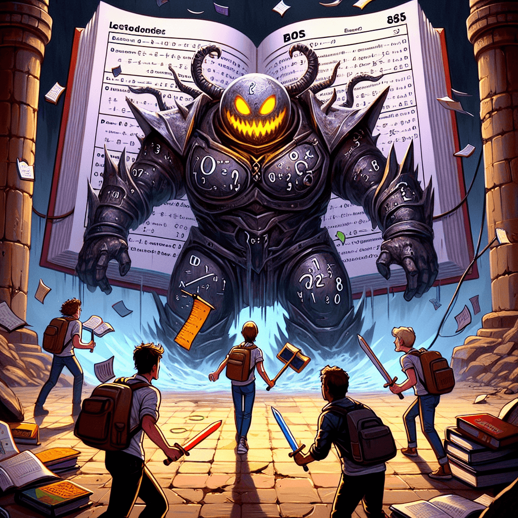 Zabawny mem o Gry: Sezon egzaminacyjny to jak walka z bossem, ale co się dzieje, gdy jesteś na niskim poziomie? Dołącz do zmagań uczniów walczących z testami i niespodziewanymi wyzwaniami.