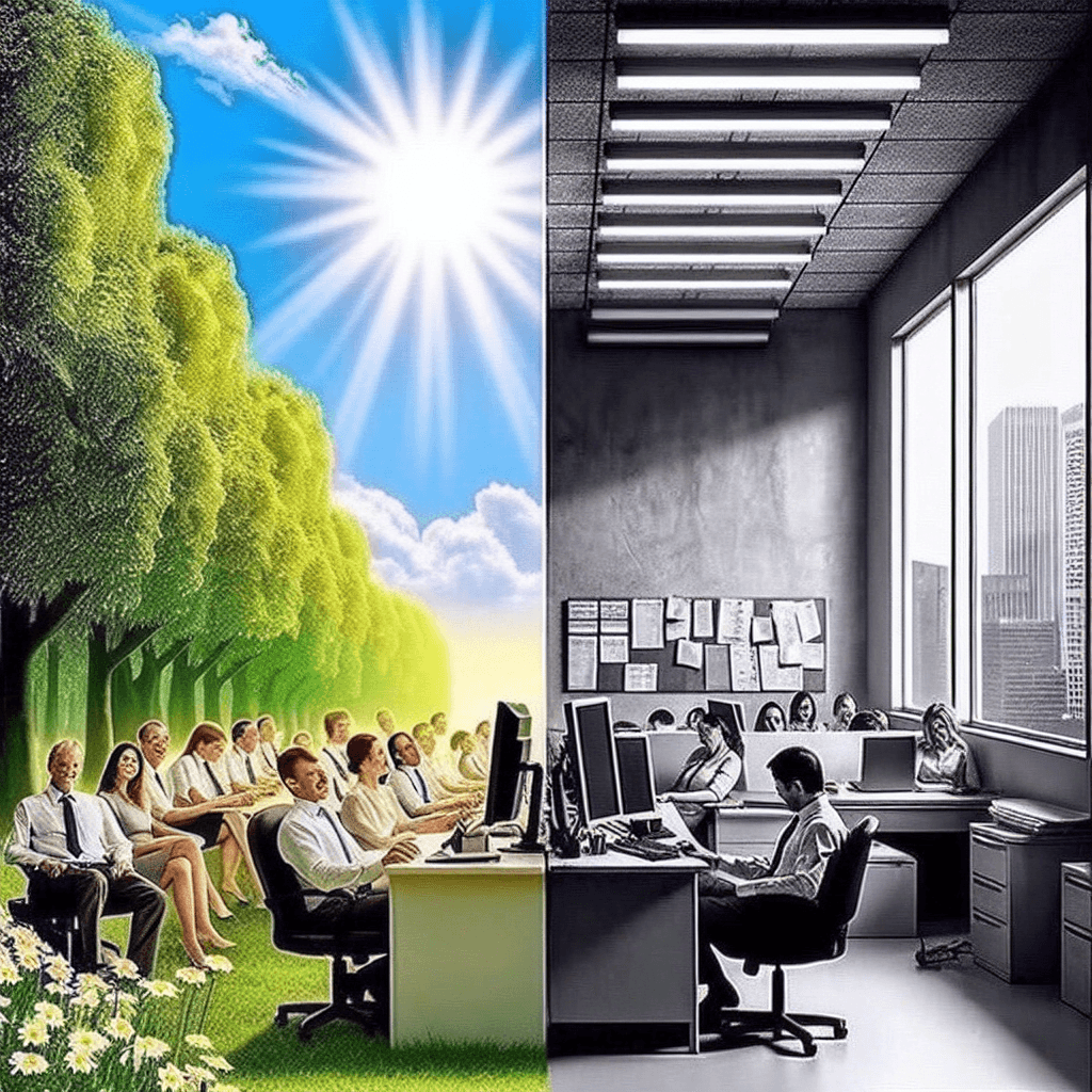 Lustiges Meme zu Arbeit: Dieses Meme vergleicht humorvoll optimistische Wettervorhersagen mit der oft trüben Atmosphäre des Büroalltags. Es ist nachvollziehbar für jeden, der die Diskrepanz zwischen seinen Hoffnungen auf einen schönen Tag und der Realität des Arbeitens drinnen spürt.