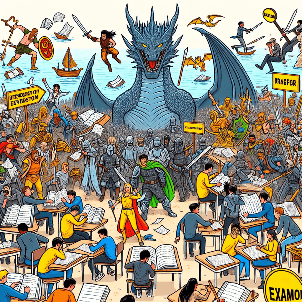 Смішний мем про «Стосунки»: Цей мем передає хаотичне відчуття підготовки до екзаменів, порівнюючи його з епічною пригодою. Це зрозуміло та весело, особливо для студентів, які поєднують кілька відповідальностей.